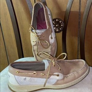 Sperry song fish high boat shoes